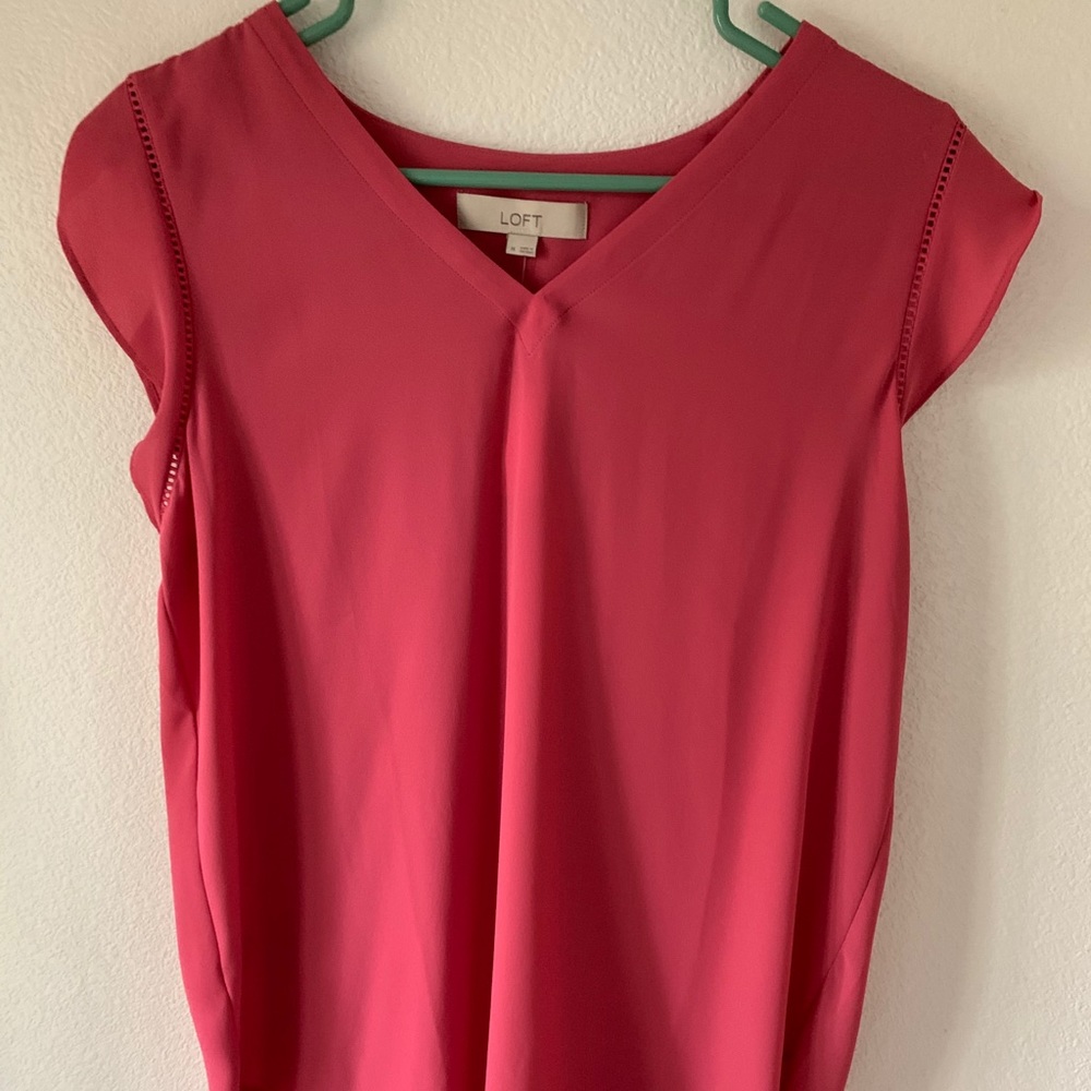 Pink loft blouse
